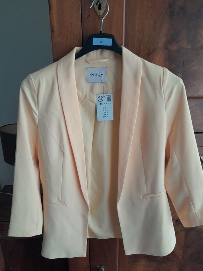 Veste femme jaune