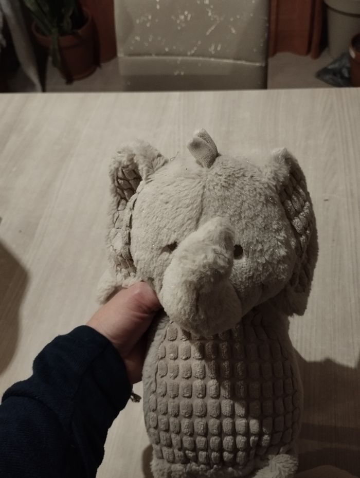 Peluche éléphant - photo numéro 4