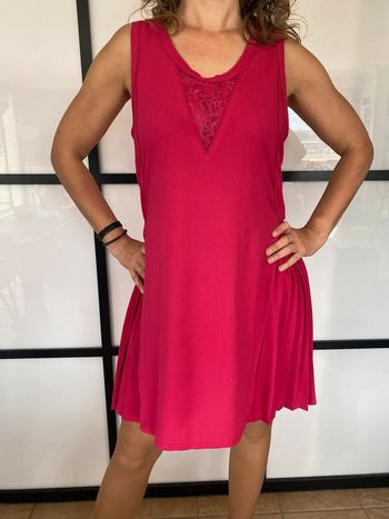 Robe sans manches rose vif See U Soon 38