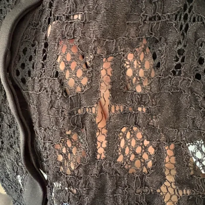 Chemise en dentelle Impérial • noir • 36 🌼 - photo numéro 3
