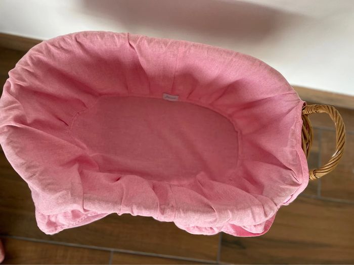 Landau osier pour poupée - photo numéro 9