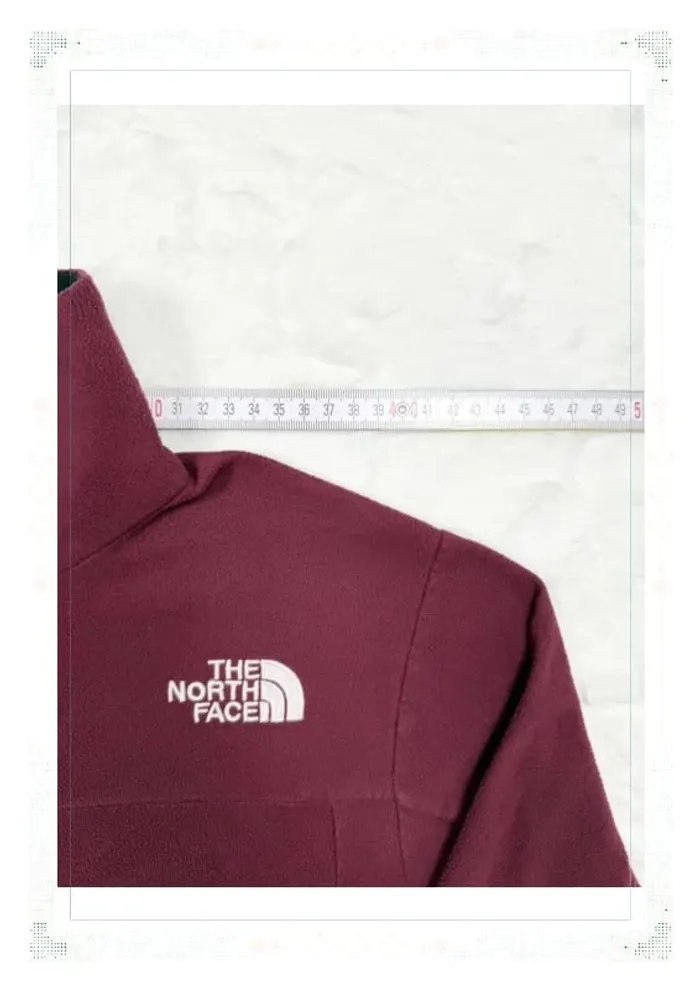 The North Face polaire bordeaux femme taille S full zip polyester - photo numéro 10