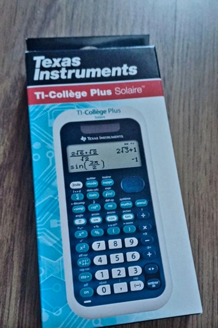 Calculatrice NEUVE TI collège plus de Texas Instruments - photo numéro 3