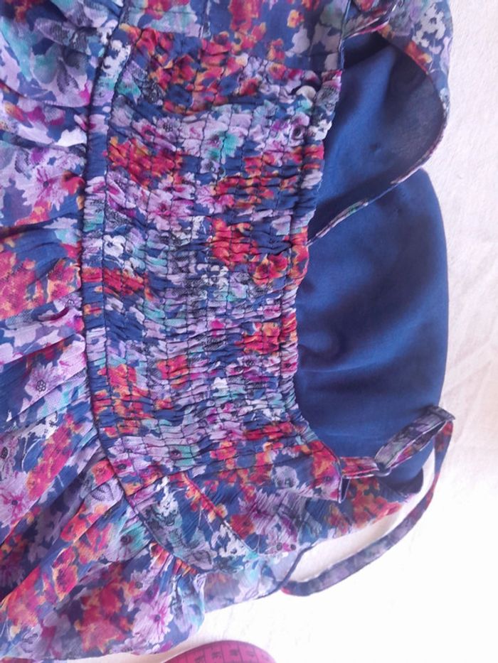 Robe mini bretelles été à smocks dans le dos et volants 3 suisses collection - photo numéro 13