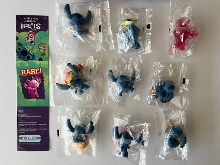 Lot ou à l’unité figurines Stitch feed me série 2 avec boîte - photo numéro 4