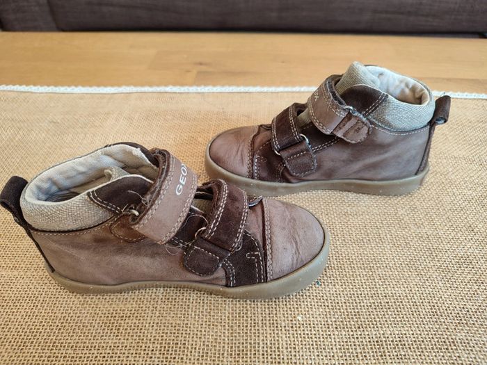 Bottines à scratchs en cuir Geox en 25 (EU) - photo numéro 5