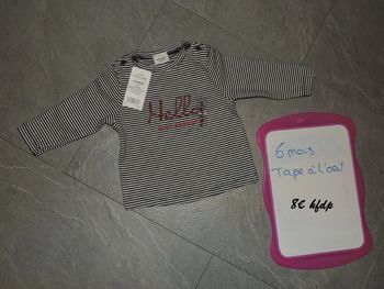 haut tape à l'oeil taille 6 mois neuf