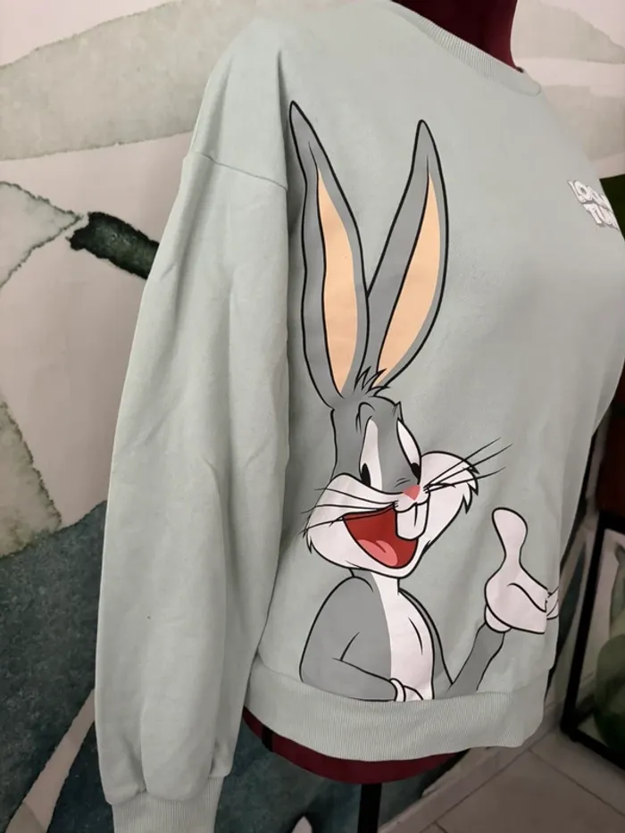 Pull Mango fille Looney Tunes Bugs Bunny - photo numéro 2