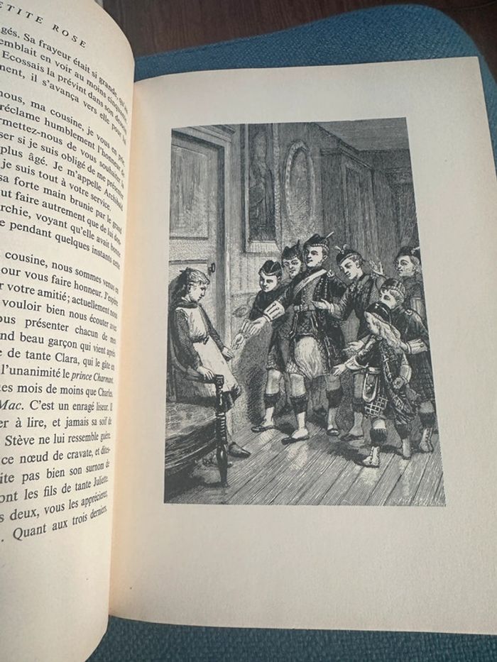 Livre ancien La Petite Rose, ses six tantes et ses sept cousins Alcott guilde des jeunes Lausanne - photo numéro 5