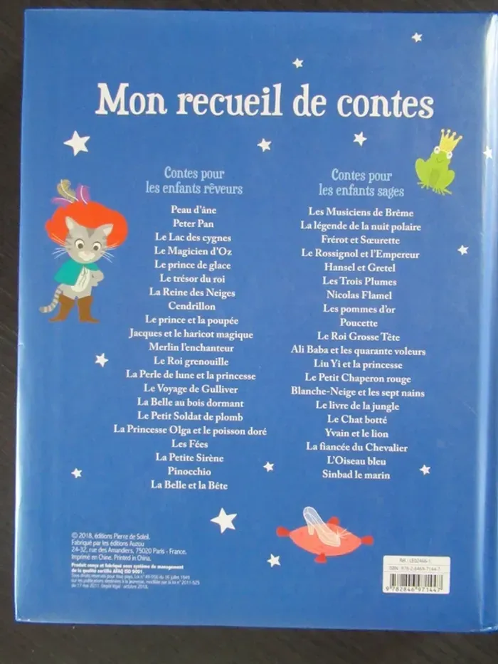 Livre Mon Recueil de contes Pierre de Soleil 21 contes pour les enfants rêveurs - photo numéro 4