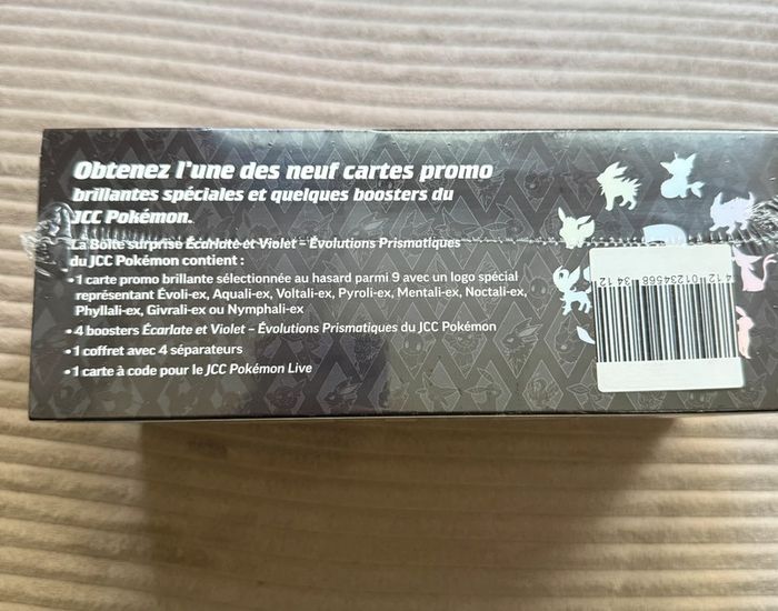 Boîte surprise évolution prismatique Pokémon cartes rares, ultra rares neuve sous blister - photo numéro 5