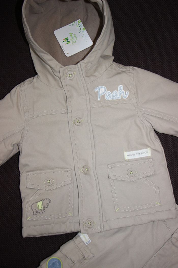 ensemble 9 mois manteau pantalon winnie disney - photo numéro 2