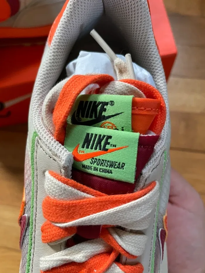 Nike Sacai x Clot x LD Waffle ‘Net Orange’ - photo numéro 4