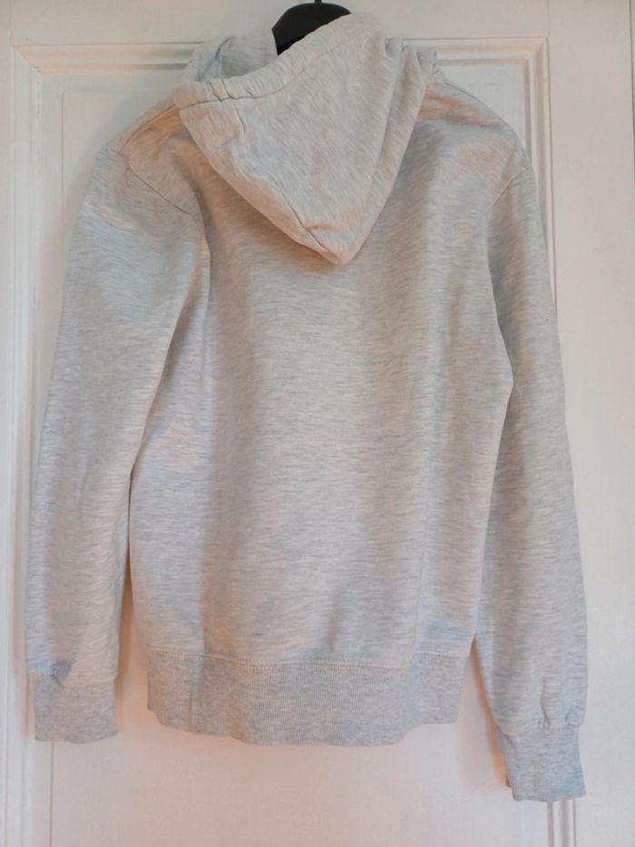 Sweat à capuche blanc Pull&Bear - photo numéro 4