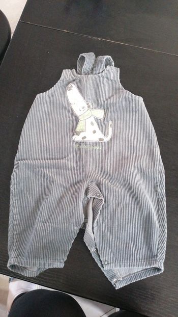 Salopette short 6 mois