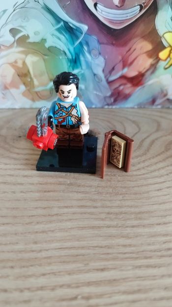 Figurine Ash Evil Dead type lego figure brique neuf new Horror Horreur goodies