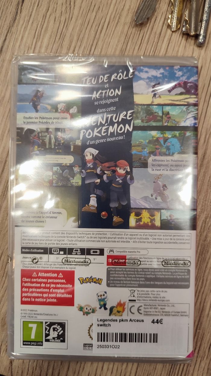 Légendes pokémon Arceus switch neuf - photo numéro 2