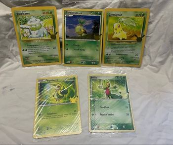 5 Boosters Pokémon 25 ans neufs scellés