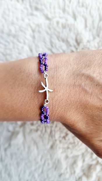 Bracelet thème vacances étoile de mer