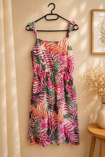 Robe motif tropical taille M/38