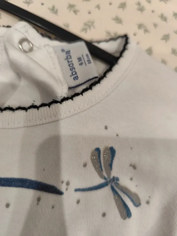 Pyjama coton absorba superbes détails 6 mois - photo numéro 3