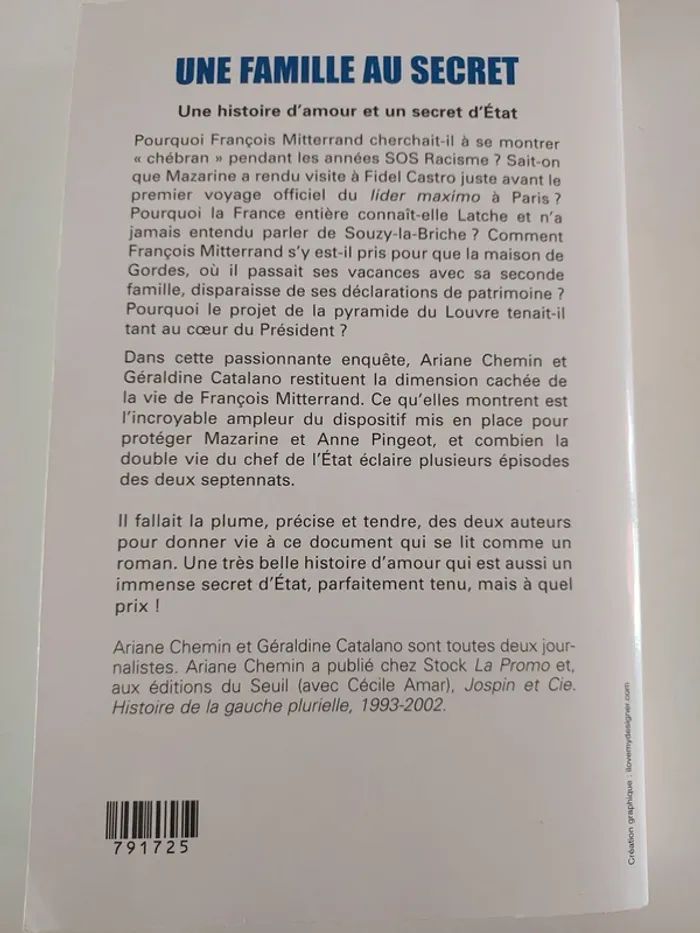 Une famille au secret, Ariane Chemin Géraldine Catalano - photo numéro 2