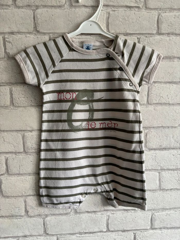 Barboteuse Petit Bateau taille 12 mois