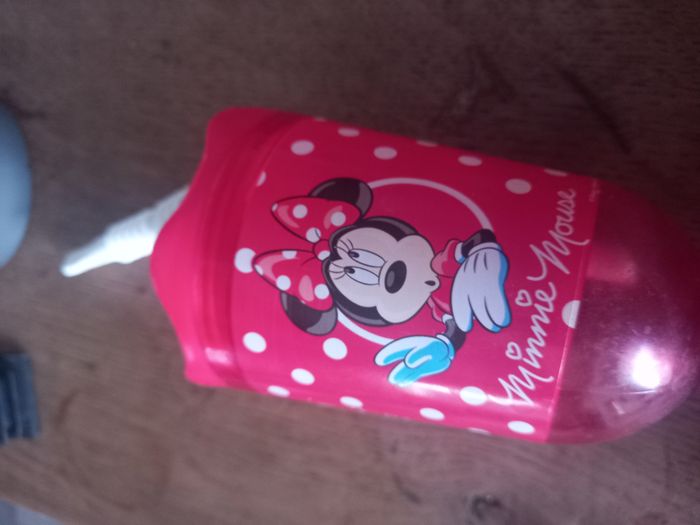 Gourde avec paille minnie, disneyland / verre minnie - photo numéro 2