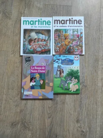 Livres Martine et Disney
