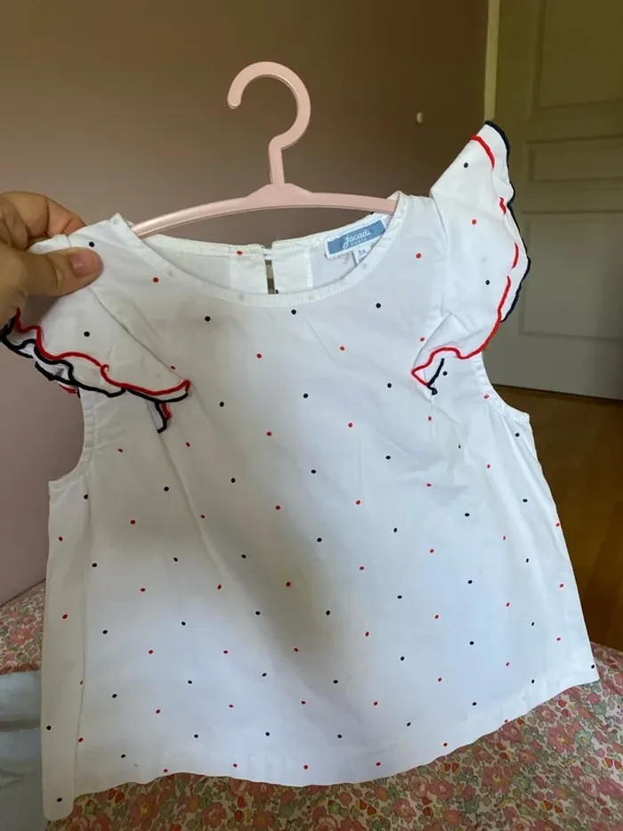 Adorable blouse jacadi 5 ans