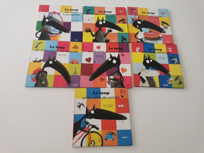 Lot de 7 livres Le loup edition Auzou