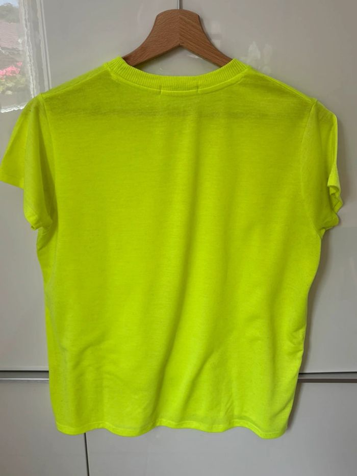 TEE shirt fluo Jennyfer taille L - photo numéro 3