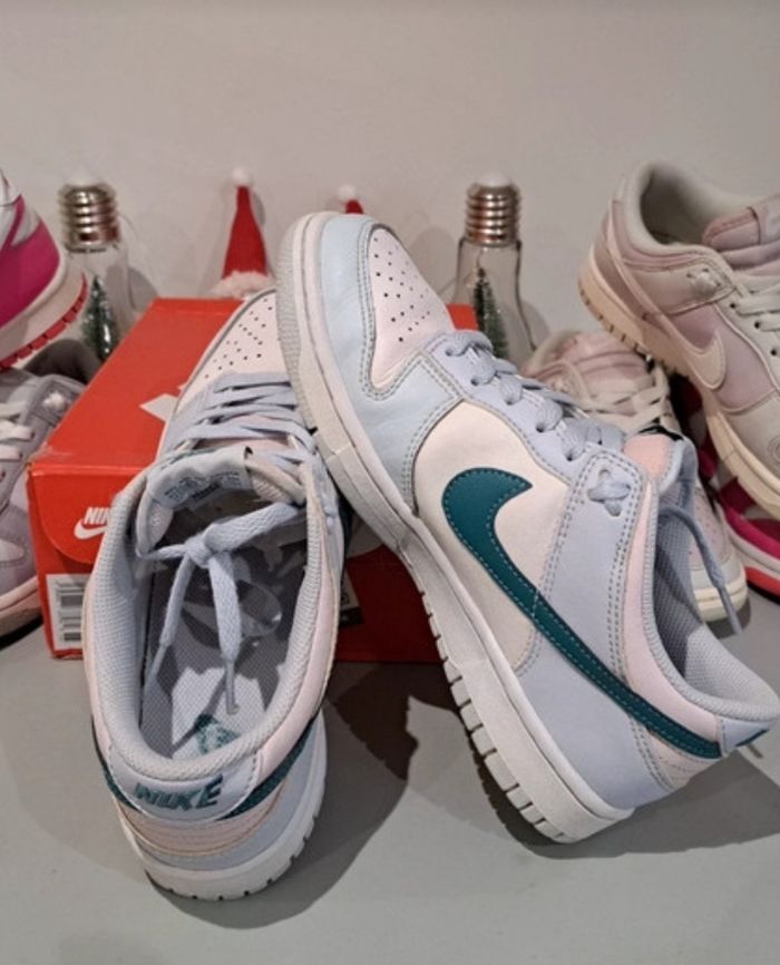 Nike Dunk Low bleu clair - photo numéro 3