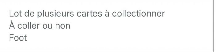 Cartes de Football - photo numéro 5