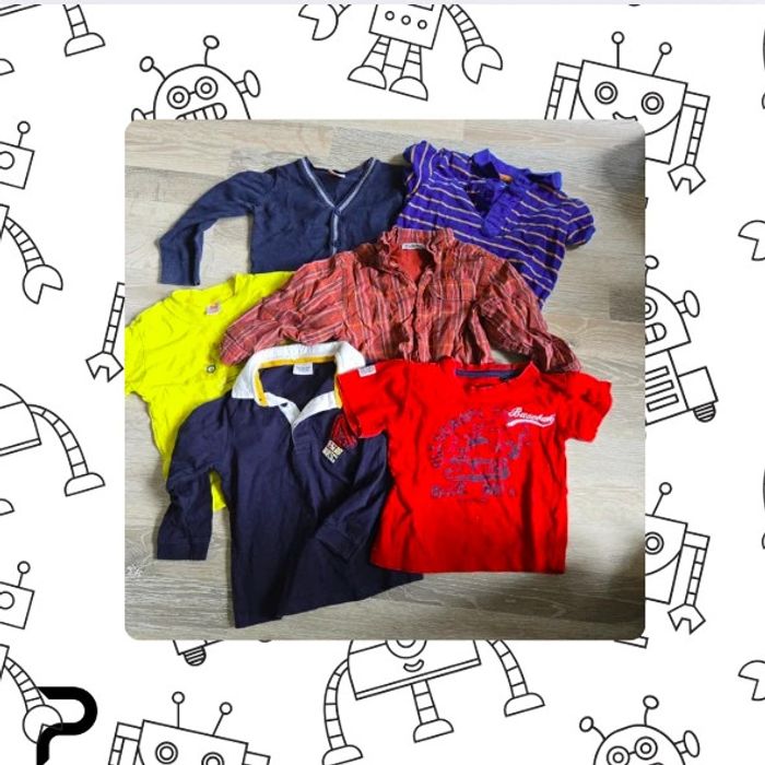 Lot de 6 vêtements enfant 🤖
