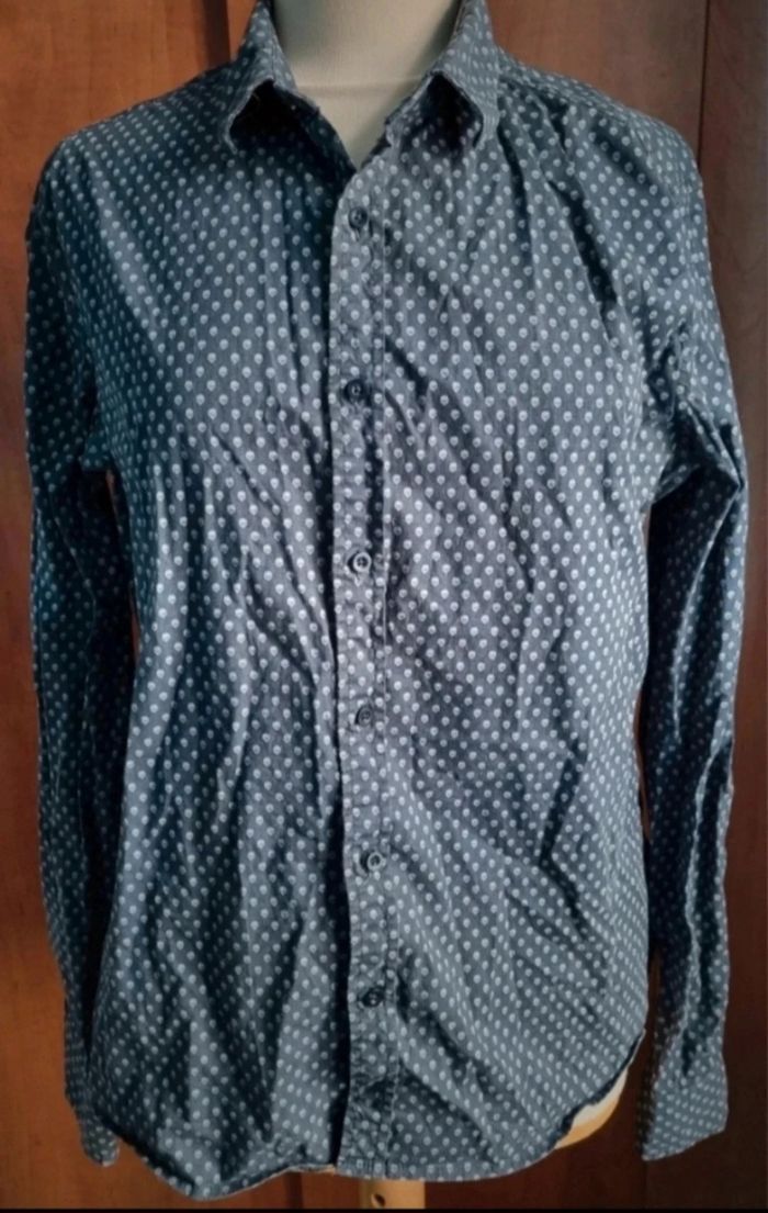 Chemise à motif tête de morts taille L (41-42) - photo numéro 7