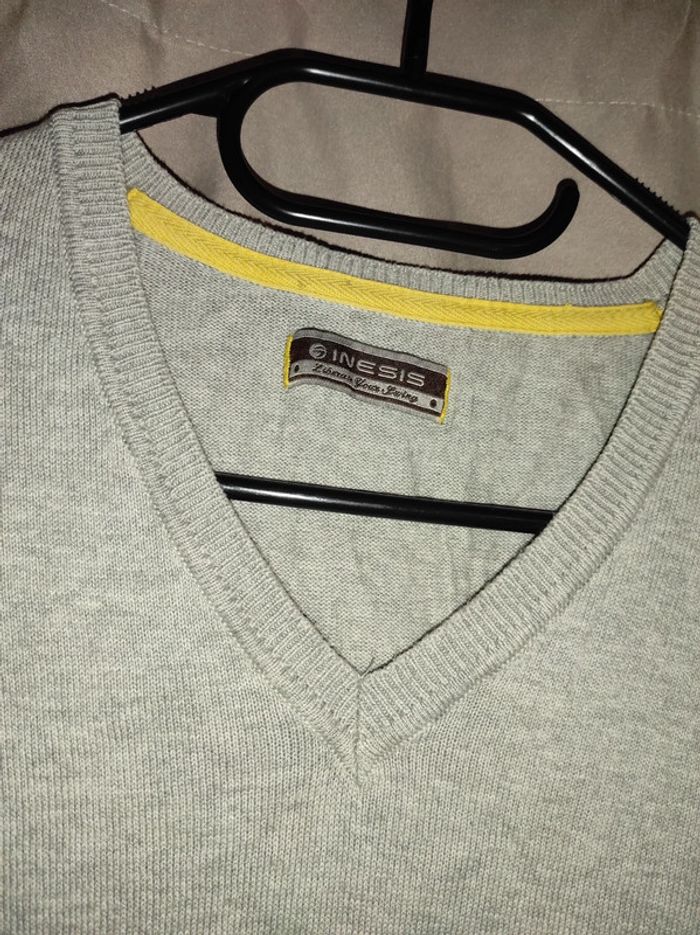 Pull gris clair - photo numéro 4