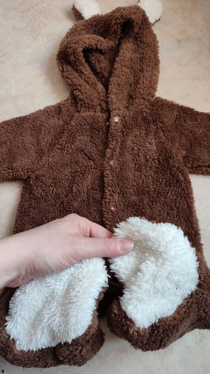 Combinaison ourson marron - photo numéro 2