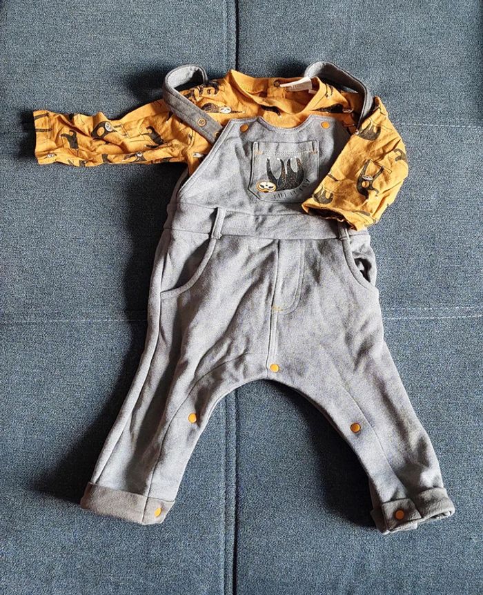 Ensemble salopette bébé garçon
