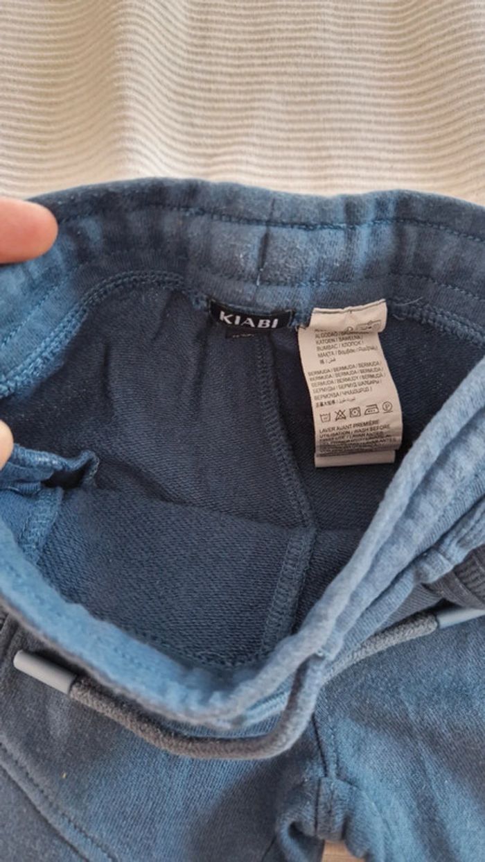 Short molleton bleu kiabi garçon - photo numéro 3