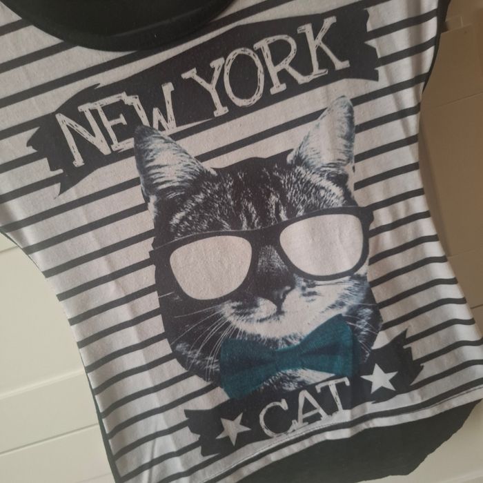 T-shirt new York cat - photo numéro 2