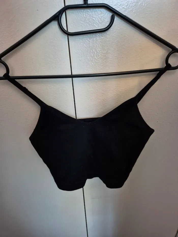 Crop top noir primark