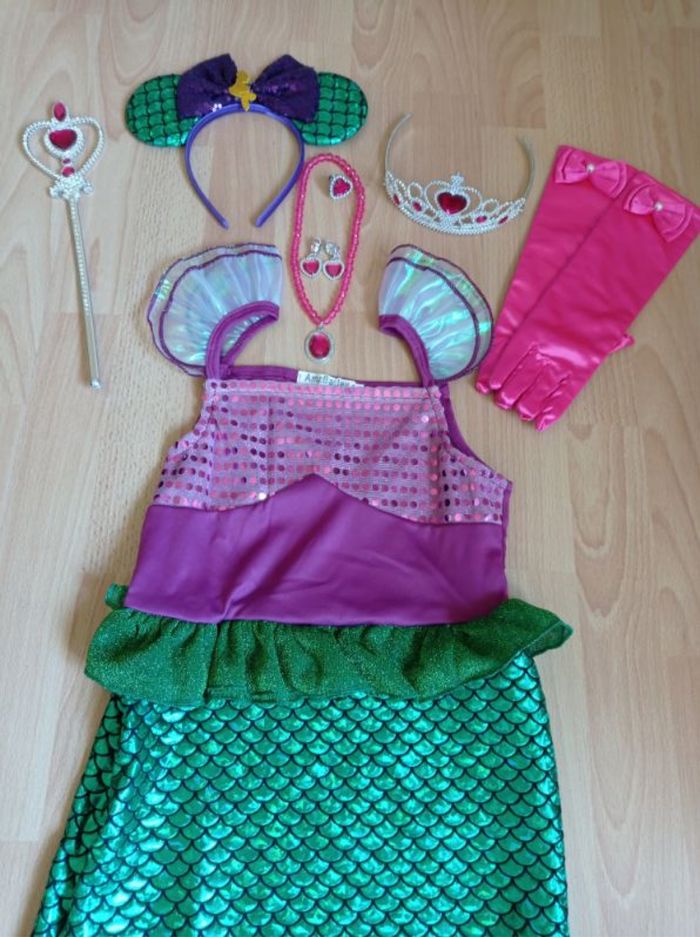 Costume sirène verte 6ans - photo numéro 4