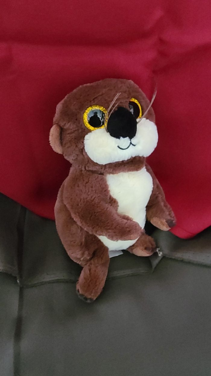 TY - PELUCHE BEANIE BELLIES MITCH LA LOUTRE - photo numéro 4