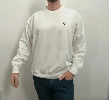 Pull Ralph Lauren homme taille XL blanc logo bleu marine Polo excellent état