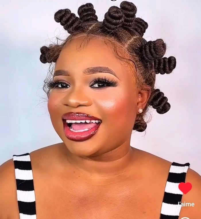 Perruque bantu knox full lace perruque tresses , perruque fulani, bohoo braided wig - photo numéro 2