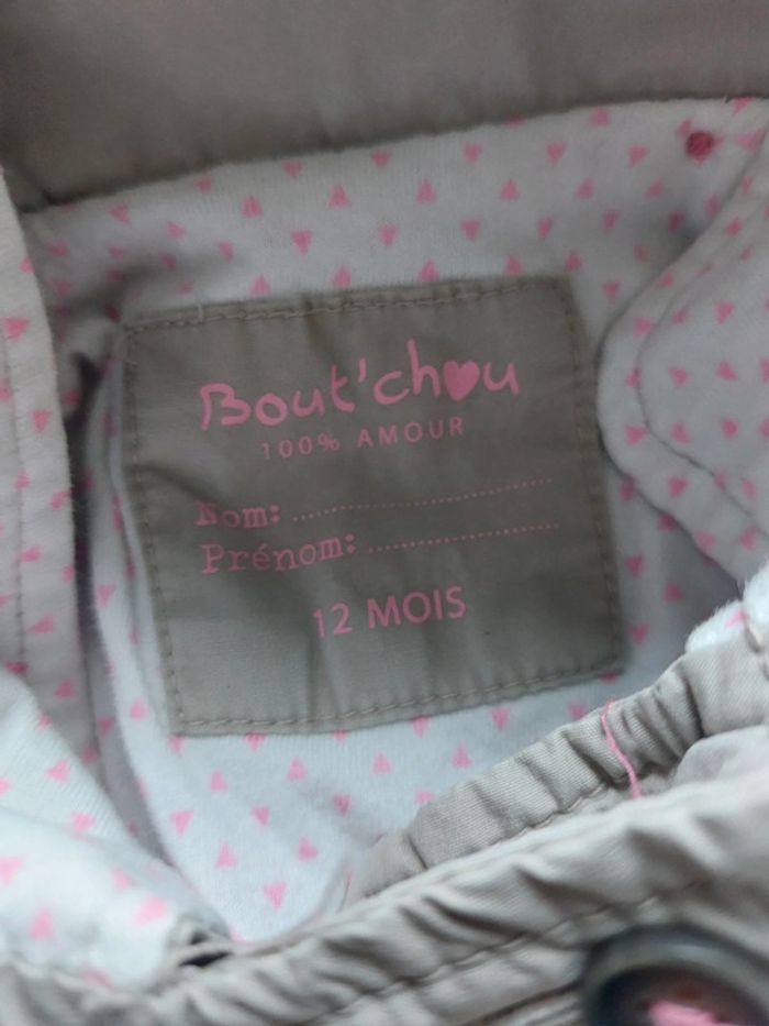 Veste mi saison Bout'chou taille 12 mois - photo numéro 4