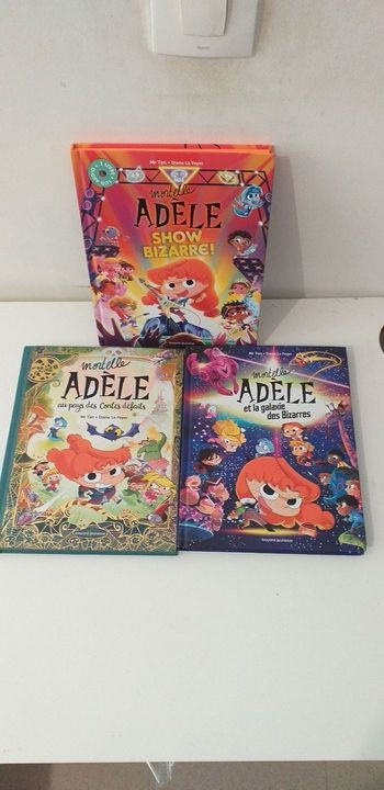 Lot de 3 livres BD mortelle Adèle 