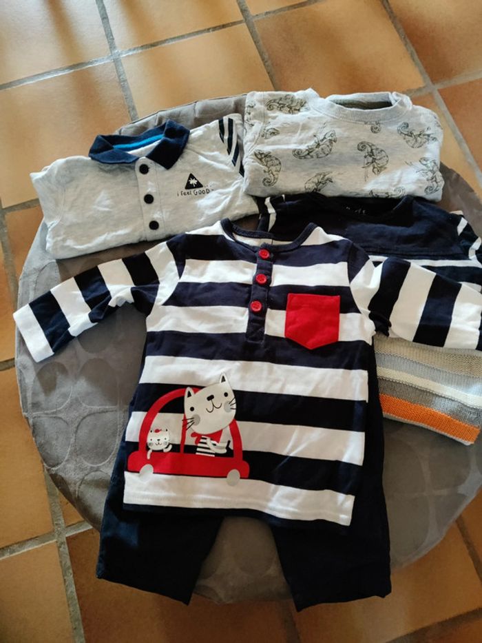 Lot vêtements hiver automne taille 6 mois - photo numéro 5