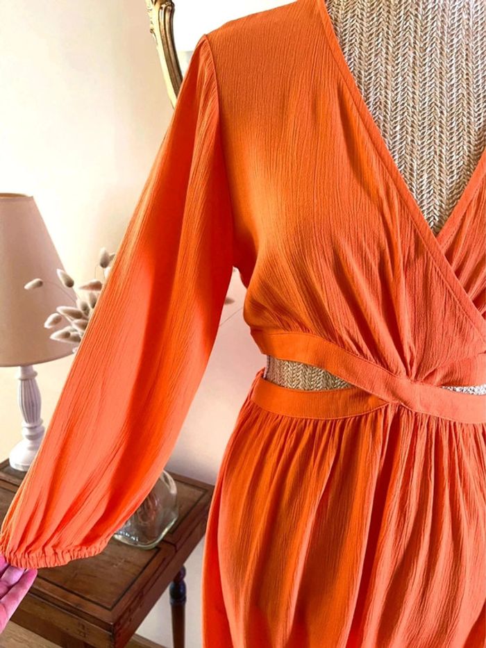 Robe Éclatante en Orange - Etam - Taille M neuf avec étiquette - photo numéro 16